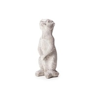 Escultura de Suricato em Cimento - Decoração Rústica e Elegante para Ambientes Internos e Externos - imagem 2