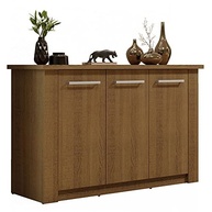 Balcão Buffet Madesa 72705Z1 3 Portas Rustic – Estilo Rústico com Charme Moderno - imagem 2
