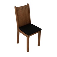 Kit com 4 Cadeiras Ergonômicas Madesa 4290 - Design Rustic/Preto para Ambientes Modernos - imagem 3