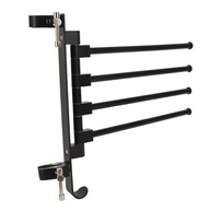 Rack de Secagem de Roupas em Alumínio 180° com 4 Braços Giratórios – Ideal para RV, Camping e Viagens - imagem 3