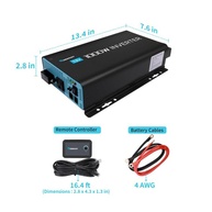Inversor Renogy 1000W Onda Senoidal Pura 12VCC para 120VCA - Energia Limpa e Confiável para Casa e RV - imagem 3
