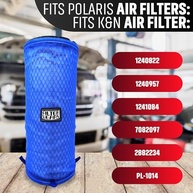 Pré-Filtro FILTERWEARS F134L Azul para Polaris RZR XP 1000 - Proteção Superior! - imagem 5