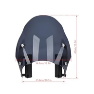 Carenagem de Para-brisa para Kawasaki Vulcan S 650 VN650 (2015-2024) - Estilo e Proteção Cinza Manchado - imagem 4