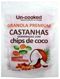 Kit 2X: Granola Castanhas/Chips de Coco S/ Glúten Uncooked 250g - imagem 2