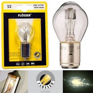Lâmpada Farol Flosser BA20d 35/35W S2 - Qualidade Alemã para Scooter, ATV e UTV - imagem 3