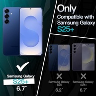 JETech Capa Slim Fit Samsung Galaxy S25+ / S25 Plus 5G: Proteção Total da Câmera e Design Fosco Elegante (Azul-Marinho) - imagem 3