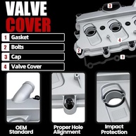 MITZONE Tampa de Válvula para Audi A4, A5, A6, A7, A8, Q5, Q7, S4, S5, SQ5 (3.0L/3.2L V6) - Lado Esquerdo (06E103471S) - imagem 4