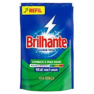 Sabão Líquido Brilhante 900ml – Higiene Total em 12 Unidades - imagem 1