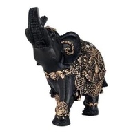 Elefante de Resina Indiano Grande - Decoração com Simbolismo de Sabedoria e Sorte - imagem 3