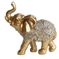 Elefante Decorativo em Resina Indiano - Símbolo de Sabedoria e Sorte (K200) - imagem 3