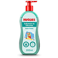 Sabonete Líquido Huggies Extra Suave 200ml – Cuidado Suave para o Bebê - imagem 1