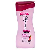 Sabonete Líquido Monange Frutas Vermelhas 240ml – Pele Macia e Perfumada - imagem 1