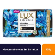 Sabonete Lux Lírio Azul 125g: Kit com 6 Unidades para Pele Macia - imagem 1