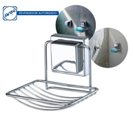 Saboneteira Cromada: Sem Furos, Elegância! - imagem 1