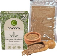 CoCook Tempero 100% Natural Grelhado Sabor America 75g Ideal para Carnes, Frango e Linguiça Churrasco Parrilla Barbecue Zero Glúten, Zero Lactose, Zero Conservantes, Zero Corantes, Zero Sódio - Rende até 30 porções - imagem 1