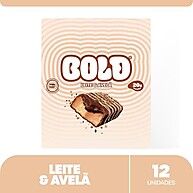 BOLD Leite & Avelã: 12x Barra Proteína 20g Sabor Incrível - imagem 1