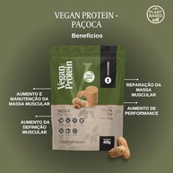 Housewhey Vegan Protein, Sabor Paçoca, 450g - imagem 2