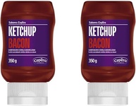 kit com 2 Ketchup Sabor Bacon e Cebola Caramelizada, 350g - imagem 1