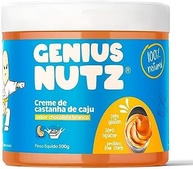 Genius Nutz, Creme De Castanha de Caju Sabor Chocolate Branco, Zero Açúcar, Sem Glúten, Proteico Low Carb, 100% Natural (200g ou 500g). (500g) - imagem 3