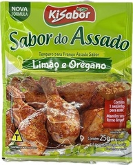KiSabor Tempero Sabor Do Assado Limão E Orégano Kisabor 25 Gramas - imagem 3