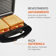 Sanduicheira e Grill Mondial S-07: Praticidade e Sabor! - imagem 2