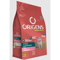 Ração Origens Gatos Castrados Salmão 3kg: Saúde e Sabor! - imagem 2