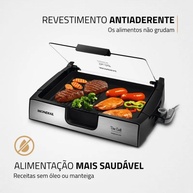 Chapa Elétrica Mondial Due Grill Premium: Saúde e Sabor! - imagem 2