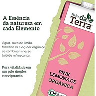 Limonada Orgânica Framboesa: Sabor Natural 1L - imagem 2