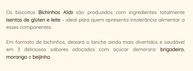 Bichinhos Kids Natural Life - Sabor Morango - Vegano - Sem Glúten - 80g - imagem 4