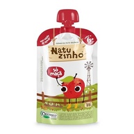 Natuzinho, Papinha Orgânica para Bebê, Sabor Maçã, Sem Açúcar, Aditivos ou Conservantes, Ideal para Introdução Alimentar, 99g - imagem 2