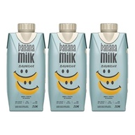 Kit 3X: Leite Vegetal de Banana Sabor Baunilha Banana Milk 250ml - imagem 1