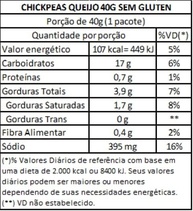 Snack Chick Peas Sabor Queijo 40g - Grings - imagem 2