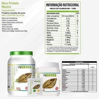 W Vegan Rice Protein 660G Sem Sabor Neutro - imagem 3