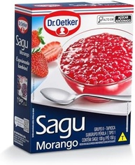 Dr.Oetker Dr. Oetker Sagu Sabor Morango Pó Para Preparo De Sobremesa Consistência Maravilhosa E Sabor Delicioso 250G - imagem 1