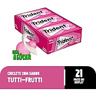 Trident Tutti-Frutti: Sabor Sem Açúcar (21 un.) - imagem 4