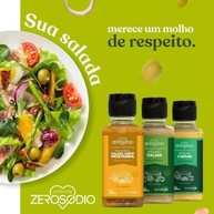 3 UND MOLHO PARA SALADA VEGANO SEM SÓDIO SABOR ITALIANO 150ML ZERO SÓDIO - imagem 4
