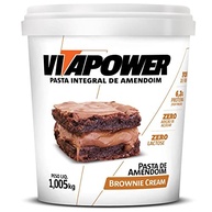 Vita Power Pasta De Amendoim Sabores Gourmet (1 005Kg) - Sabor Brownie De Chocolate - imagem 3