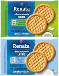 Kit Com 280 Sachês De Biscoito Renata 2 Sabores Sortidos - imagem 1