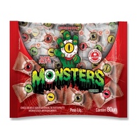 Chiclete Monsters Vision Tutti Frutti: 80 Unidades de Diversão Saborosa! - imagem 2
