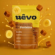 Albumina Uêvo 420g Banoffe: Proteína Pura e Saborosa - imagem 2