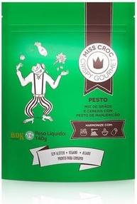 Granola Crispy Pesto Sem Glúten Sachê Miss Croc 140g - imagem 1