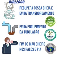 Biol2000 - Bactérias e Enzimas para Limpeza de Biodigestor e Caixa de Gordura | Sachê 100g - imagem 4
