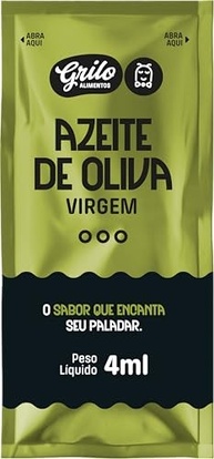 Caixa de Azeite Em Sachê Grilo Alimentos - Caixa Com 204 Unidades De 4ml - imagem 4