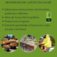 Azeite de Oliva Sache Caixa 204 Unidades Tipo Unico - imagem 4
