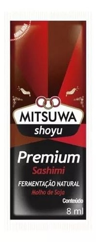 Kit 2 Molho Shoyu Premium Mitsuwa Sachê 250 Caixa Fechada Delivery - imagem 4