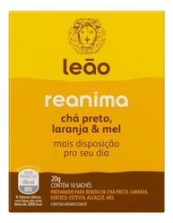 Chá Reanima Leão: Energia e Bem-Estar em 10 Sachês - imagem 2