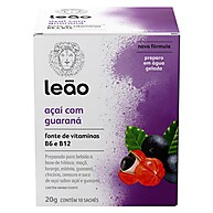 Vitamínico Leão Açaí e Guaraná – Energia Natural em 10 Sachês - imagem 2