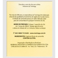 Chá de Camomila Twinings: Relaxamento em 10 Sachês - imagem 2