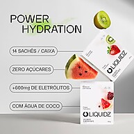 LIQUIDZ Morango Kiwi: Eletrólitos Sem Açúcar (14 Sachês) - imagem 5