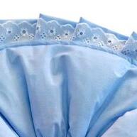 Saco Carregar Bebê Menino 100% Algodão Azul e Branco – Conforto e Segurança - imagem 1